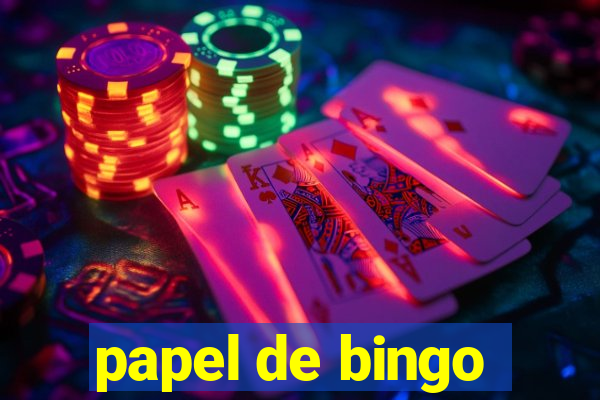 papel de bingo